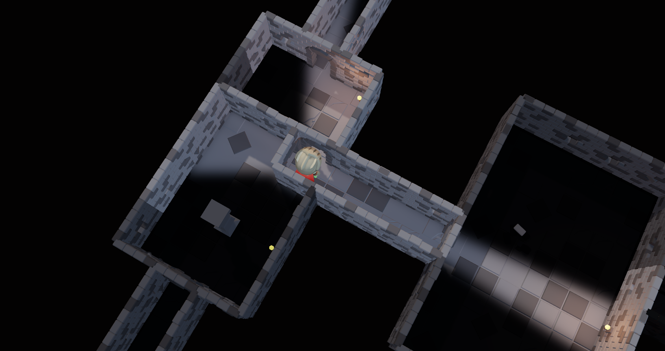 Real-time 3D dungeon rendering