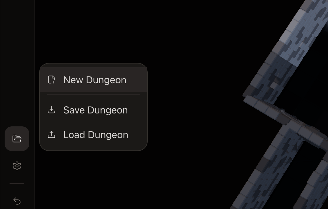 Save and share dungeon maps